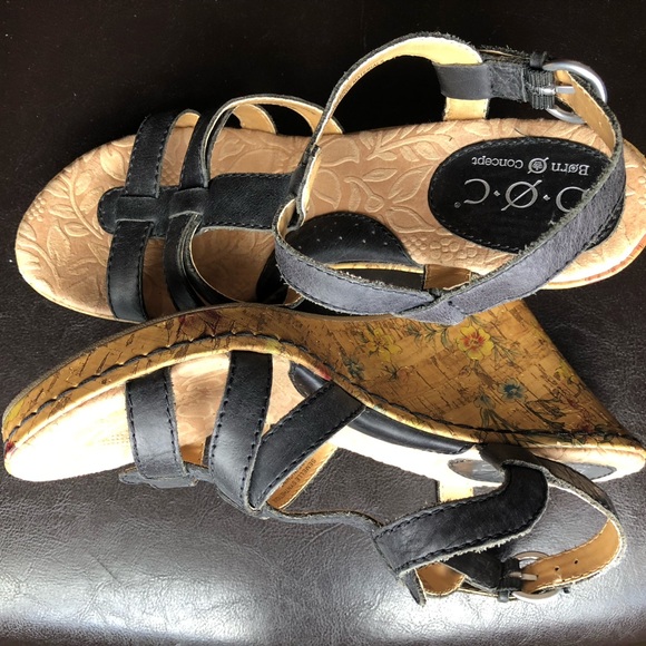 Born Floral Wedge Sandal - size 7 - Picture 11 of 14